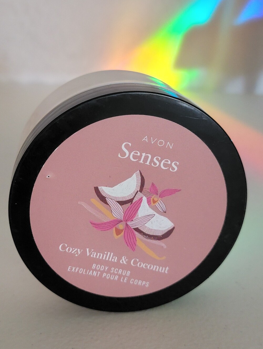 Avon Senses Cozy Vanilla and Coconut Body Scrub